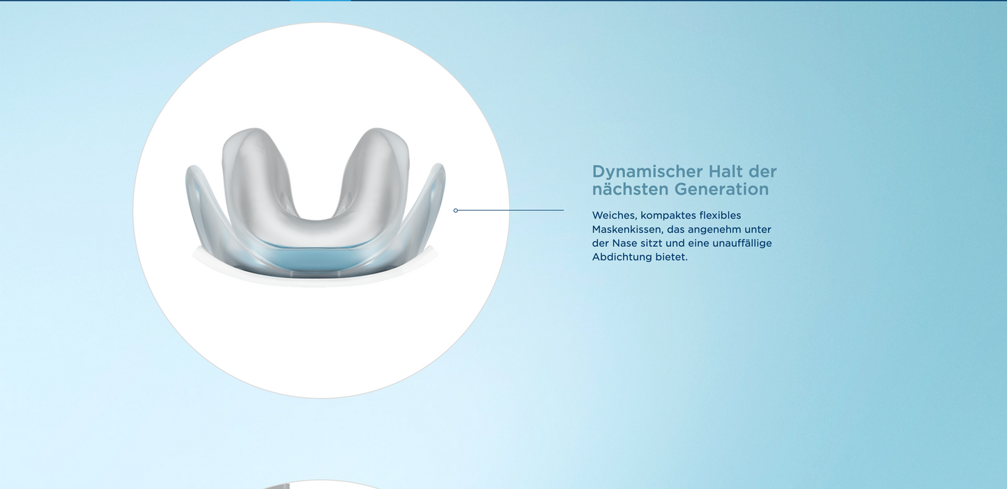 Fisher & Paykel Evora compact nasal mask Fit Pack- CPAP sleep therapy nasal mask incl. mask cushion S/M/L