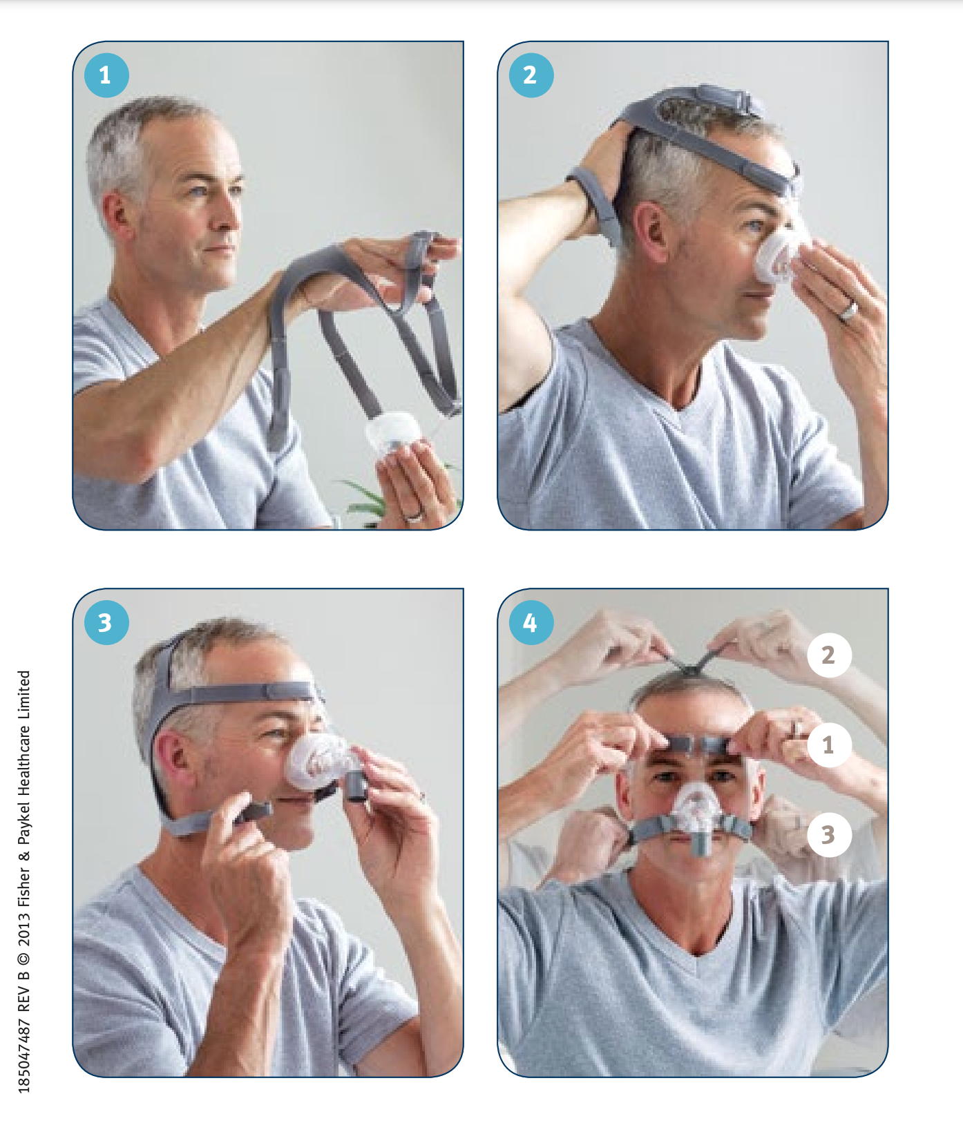 Fisher & Paykel Eson™ Nasal Mask incl. Replacement Cushion - CPAP Sleep Therapy Mask against Sleep Apone