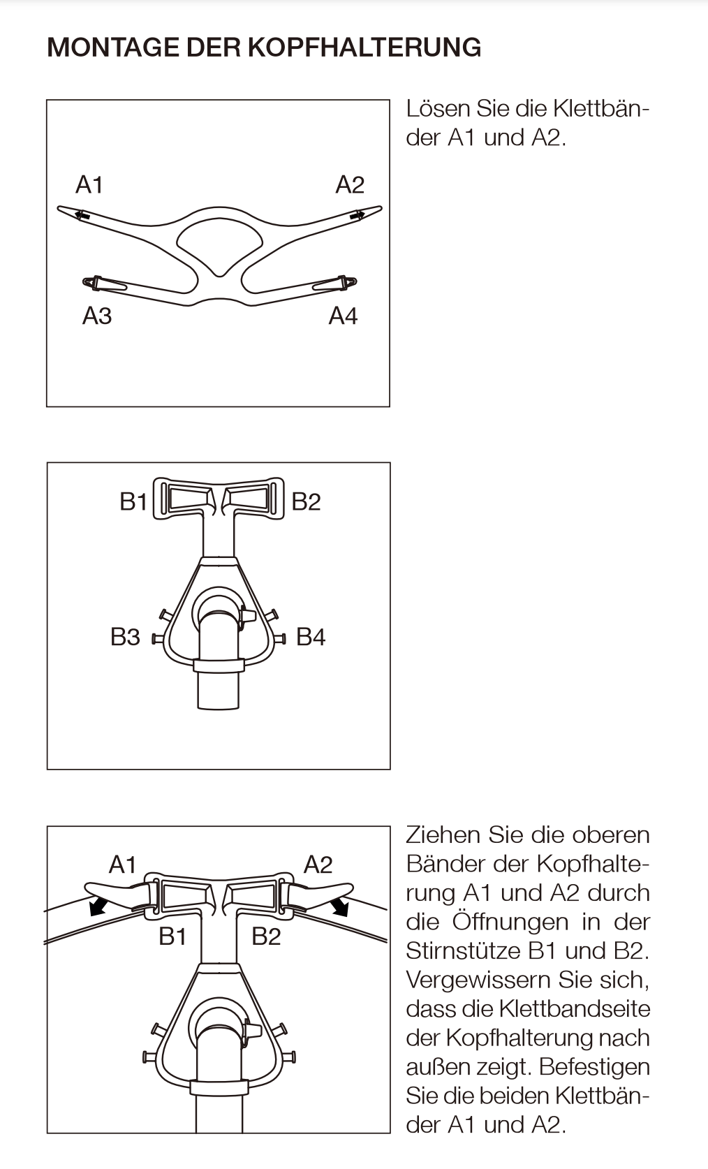 Hoffrichter Standard nasal mask with valve - including headband and mask cushion, available in S, M or L