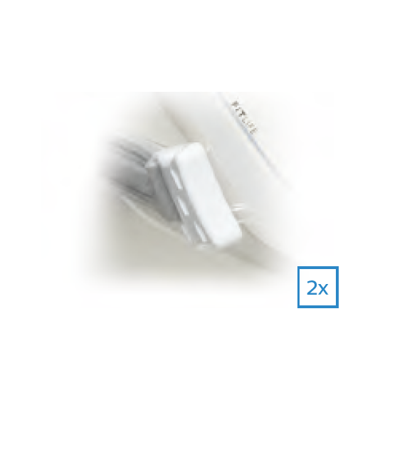 Philips snap locks (2 pieces) for FitLife & FitLife SE