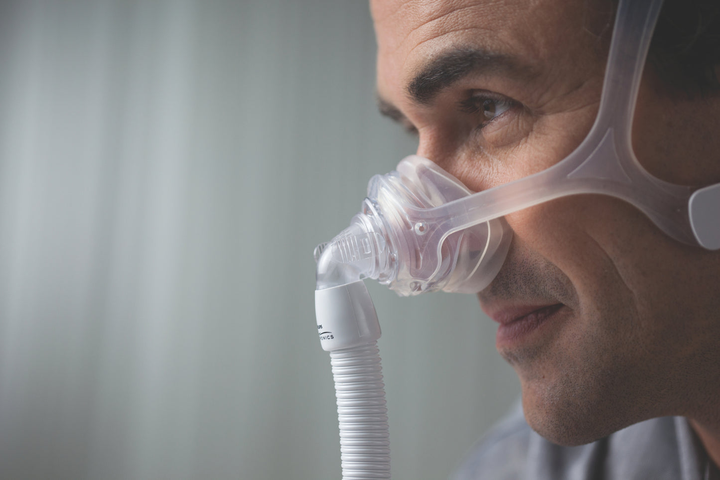 Philips CPAP Wisp SE - without exhalation valve, with silicone frame & headband - nose mask, breathing mask