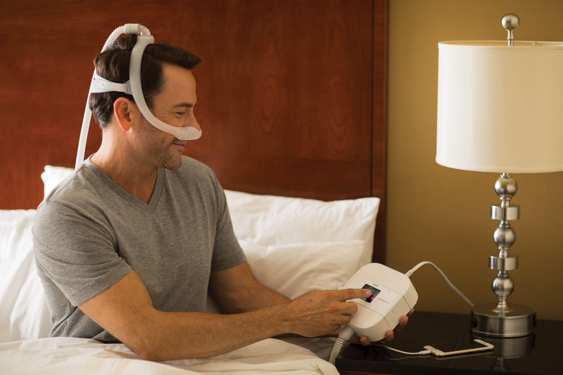 Philips DreamStation Go -  Auto-CPAP-Gerät - Portables Schlaftherapiegerät DreamStation Go - das Reise Auto-CPAP-Gerät von Philips Respironics